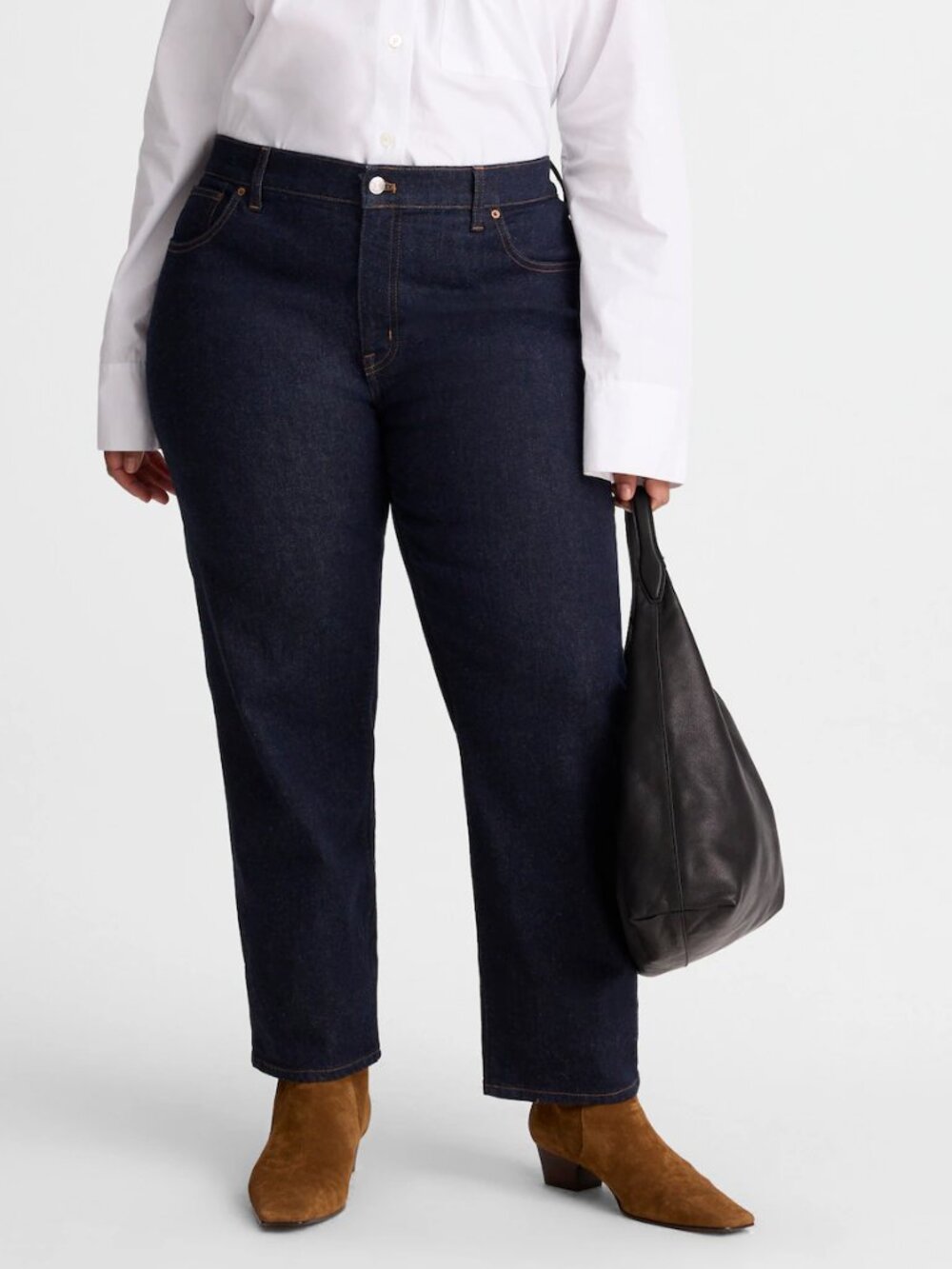 Madewell Plus Jules Mid Rise Slim Straight Leg Cropped Jeans Size 20W NWT